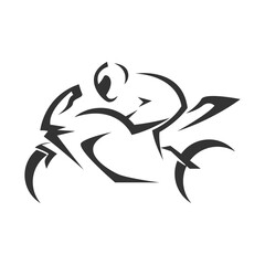 Naklejka premium Motorcycle logo icon design
