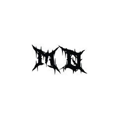 MQ monogram logo design letter text name symbol monochrome logotype alphabet character simple logo