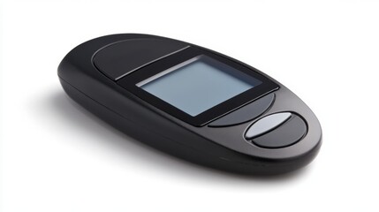 Digital Blood Sugar Monitor in Use for Diabetes Management