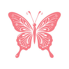 Butterfly Wings Silhouette Template