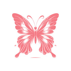 Butterfly Wings Silhouette Template