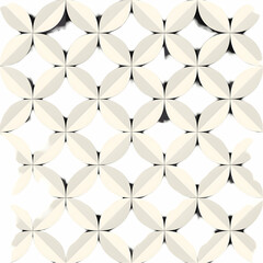 Beige Geometric Circle Pattern,generative ai