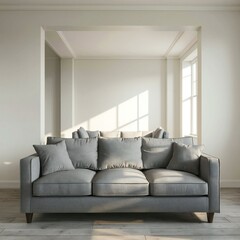 modern living room with sofa