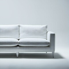 sofa on the wall