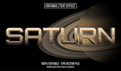 saturn editable text effect © Riskidesign