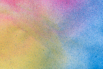 カラフルなスプレー塗料で塗った背景