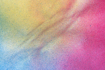 カラフルなスプレー塗料で塗った背景