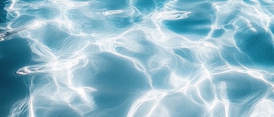 Abstract water surface with light reflections creating a beautiful and calming pattern