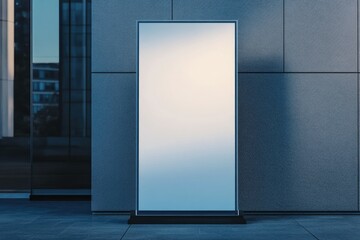 High Detail Image of Blue Modern Rollup Banner Design