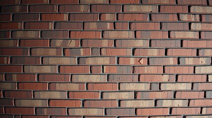 Obraz premium Concave Brick Texture with Textured Bricks, Dark Mortar Lines, and a Classic Appearance
