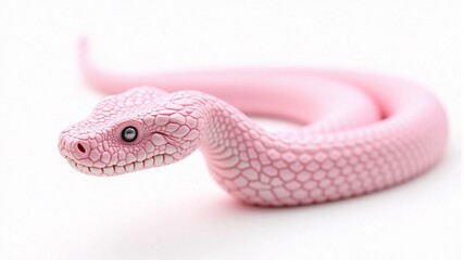 Fototapeta premium Pink Albino Snake
