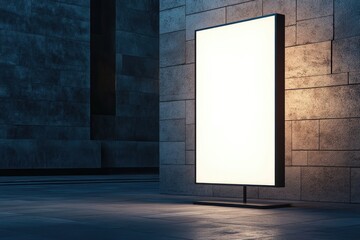 High Quality Visual of Advertisement Pro Stand Banner Mockup