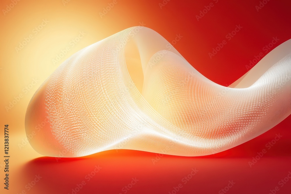 Poster waves of light dance on a vibrant backdrop, creating an ethereal display of color and form at sunset