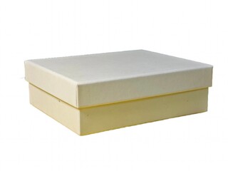 white box isolated on white background