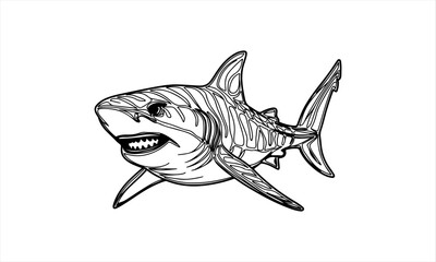 fish vector art illustration