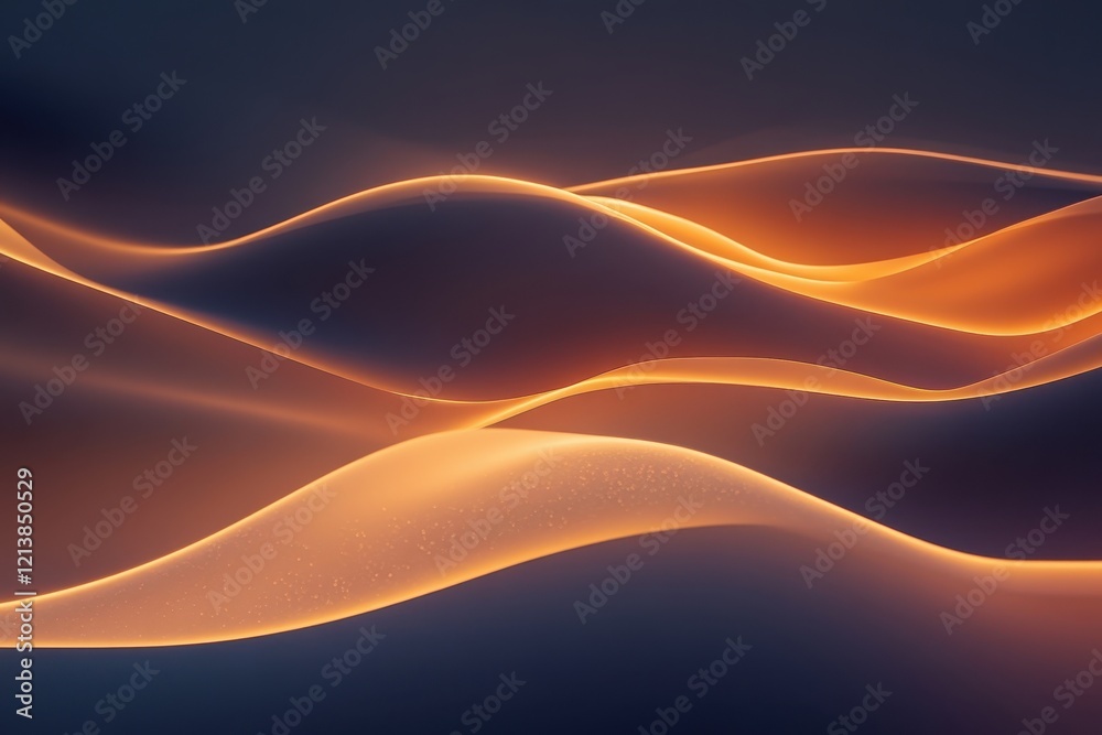 Poster ethereal waves of light dance gracefully across a dark background in a mesmerizing display of color 
