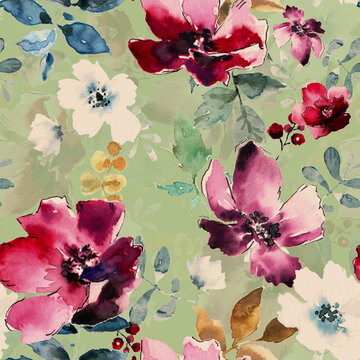 SEAMLESS FLOWER PATTERN