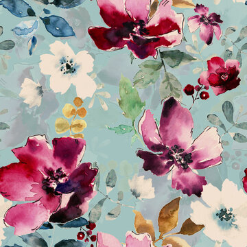 SEAMLESS FLOWER PATTERN