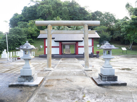 Saipan Katori Shrine in Sugar King Park of Saipan