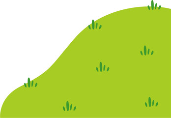 Grass Hill Illustration