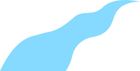 River Waterway Illustration