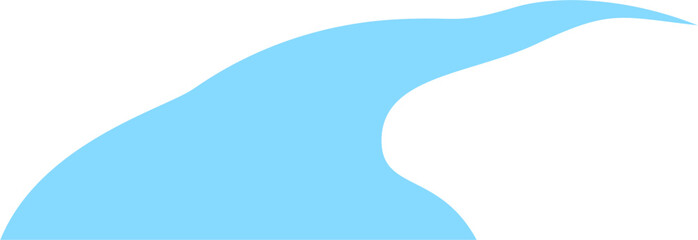 River Waterway Illustration