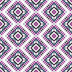 ethnic ikat geometric tribal aztec seamless pattern. design for background, notebook cover, carpet, cloth, batik, textile, paper print, sarong, card, floor, curtain, fabric print, ceramic