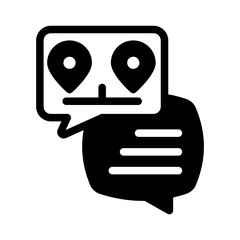 map chat solid style