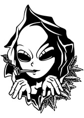 Alien Smoking
