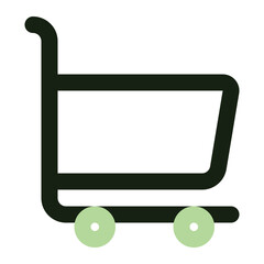 shoping cart icon for illustration