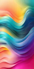 Obraz premium abstract colorful wave background