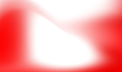 Abstract blurred red and white background with soft transitions and gradient effect