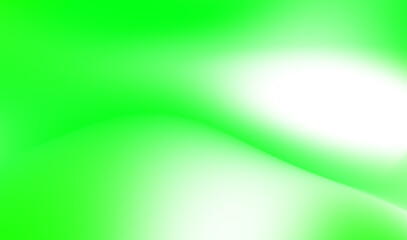 Abstract Background with Light Green and White Gradient with Smooth Curves