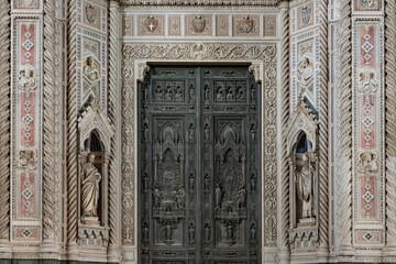 Famous Santa Maria del Fiore cathedral in Florence, Italy.
