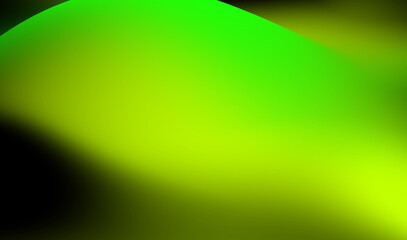 Abstract gradient with flowing green to black background for graphic design