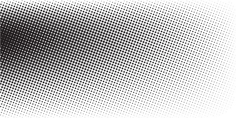Halftone gradient. Dotted gradient, smooth dots spraying and halftones dot background