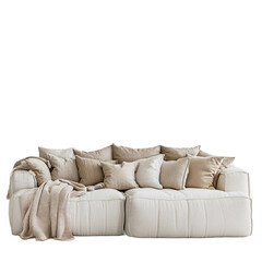 sofa isolated on transparent background