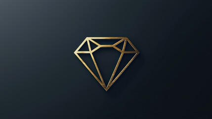 A sleek and modern jewelry logo design featuring a diamond icon and elegant typography