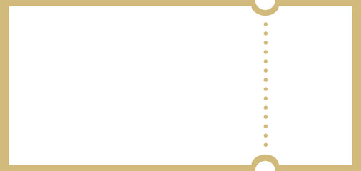 チケット型のフレーム背景ベクターイラスト素材