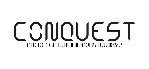 a modern minimalist futuristic font with a scifi theme
