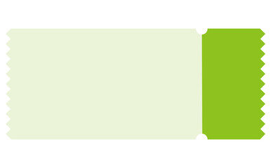 チケット券のフレーム素材