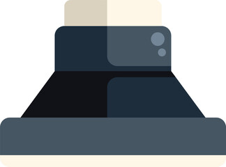 Modern kitchen exhaust hood extracting steam while cooking food