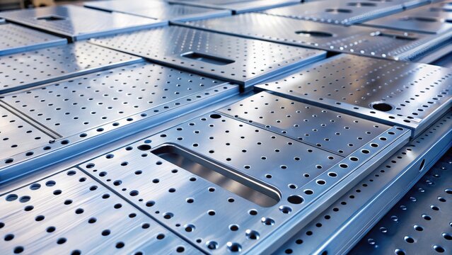 Aluminium Bleche genietet Flugzeug Leichtbau Details, lightweight aircraft components, aircraft aluminium sheet riveting