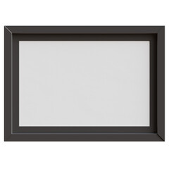 A blank rectangular frame ready for displaying artwork or photographs.