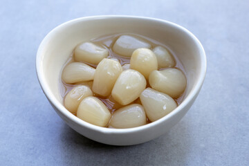 Pickled Scallion, Pickled Japanese leek bulbs