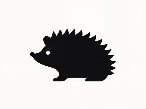 adorable hedgehog silhouette is perfect for adding a touch of whimsy to your designs! Use it for children's books, invitations, or any project that needs a cute and cuddly animal