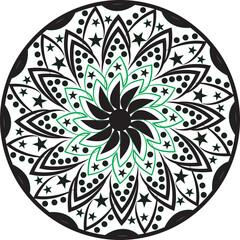 Mandala Flower Design flor, wall, match etc.