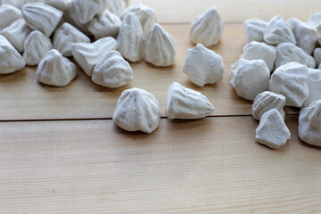 White clay filler, Soft-prepared chalk.  Thai tradition, Songkran festival