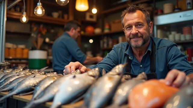 Friendly Fishmonger