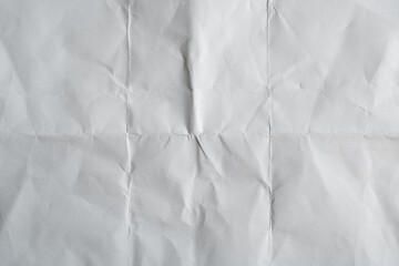 Texture of Folded Crumpled Paper with Light and Dark Areas